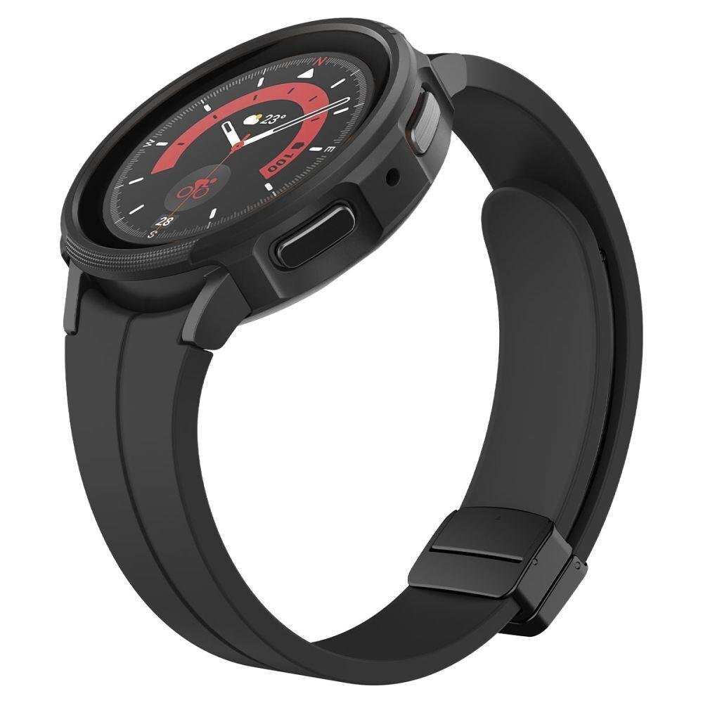Spigen Liquid AIR Galaxy Watch 5 Pro (45 MM) Musta hinta ja tiedot | Älykellojen ja aktiivisuusrannekkeiden lisätarvikkeet | hobbyhall.fi