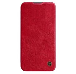 Nillkin Qin Book PRO Case Apple iPhone 14 Pro punainen suojakotelo hinta ja tiedot | Puhelimen kuoret ja kotelot | hobbyhall.fi