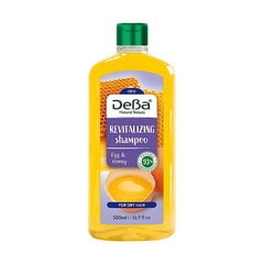 Palauttava shampoo kananmunalla ja hunajalla DeBa, 500 ml hinta ja tiedot | Shampoot | hobbyhall.fi