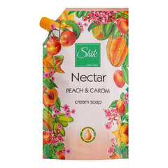 Shik Nectar kermainen nestesaippua, persikan ja karambolan tuoksuinen, 460 ml hinta ja tiedot | Saippuat | hobbyhall.fi