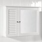 Kylpyhuonekaappi SoBuy BZR55-W, valkoinen hinta ja tiedot | Kylpyhuonekaapit | hobbyhall.fi