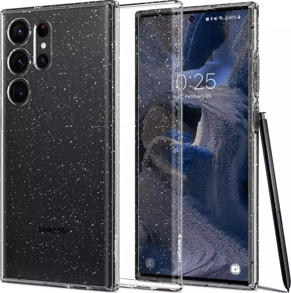 SPIGEN Liquid Crystal Glitter - Samsung Galaxy S23 Ultra hinta ja tiedot | Puhelimen kuoret ja kotelot | hobbyhall.fi