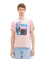 Tom Tailor miesten t-paita, vaaleanpunainen hinta ja tiedot | Miesten T-paidat | hobbyhall.fi