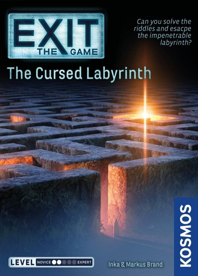 Lautapeli Exit: The Game – The Cursed Labyrinth, EN hinta ja tiedot | Lautapelit ja älypelit | hobbyhall.fi