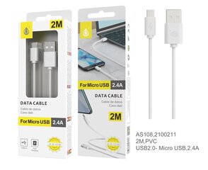 OnePlus USB-mikro-USB 2m 2A hinta ja tiedot | OnePlus Puhelimet, älylaitteet ja kamerat | hobbyhall.fi