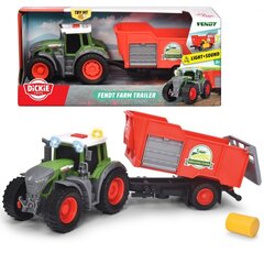 Traktori perävaunulla Dickie Farm 3734001, 28cm hinta ja tiedot | Poikien lelut | hobbyhall.fi