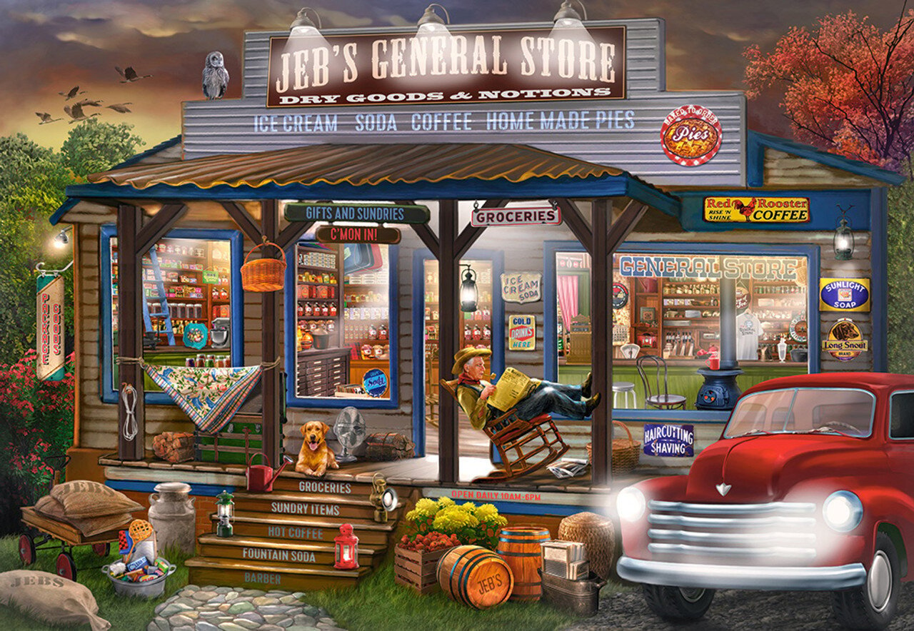 Palapeli Castorland Jeb's General Store, 1000 palaa hinta ja tiedot | Palapelit | hobbyhall.fi