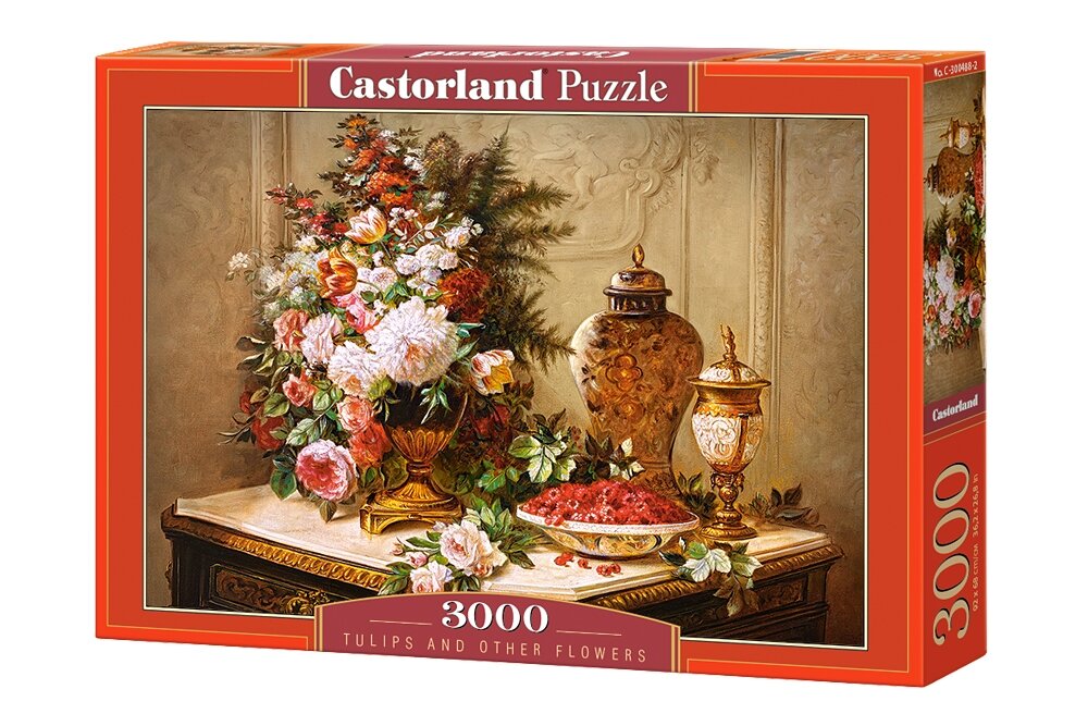 Castorland palapeli "Tulips and other Flowers", 3000 palaa hinta ja tiedot | Palapelit | hobbyhall.fi