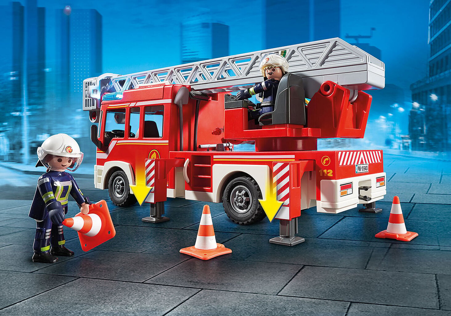 9463 PLAYMOBIL® City Action, Palomiehet vesiletkun kanssa hinta ja tiedot | LEGOT ja rakennuslelut | hobbyhall.fi