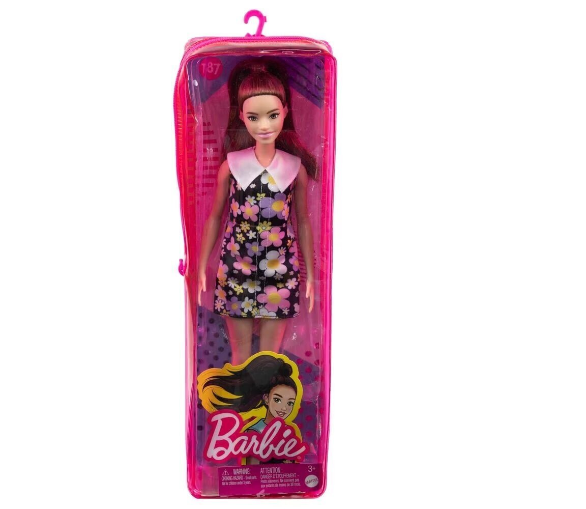 Fashionista Barbie kukkamekko ja kuulolaite, 1 kpl hinta ja tiedot | Tyttöjen lelut | hobbyhall.fi