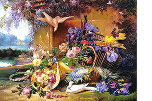 Castorland palapeli Elegant Still Life with Flowers, Eugene Bidau, 2000 palaa hinta ja tiedot | Palapelit | hobbyhall.fi