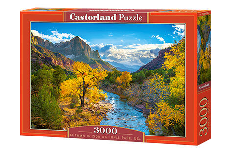 Castorland palapeli Autumn in Zion National Park, USA, 3000 palaa hinta ja tiedot | Palapelit | hobbyhall.fi