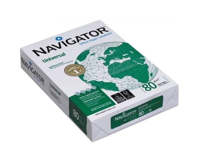 Toimistokopiopaperi NAVIGATOR, A4, 80gsm, 500 arkkia hinta ja tiedot | Vihkot, muistikirjat ja paperit | hobbyhall.fi