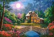 Palapeli "Cottage in the Moon Garden" Castorland, 1000 osaa hinta ja tiedot | Palapelit | hobbyhall.fi