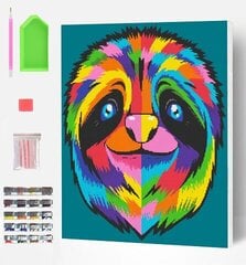 Teemakuvioinen mosaiikki Sloth, Splat Planet, 30x40 cm hinta ja tiedot | Timanttimaalaukset | hobbyhall.fi