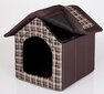 Hobbydog R4, Koirankoppi, ruudullinen, 60x55x60 cm, ruskea hinta ja tiedot | Pedit ja pesät | hobbyhall.fi