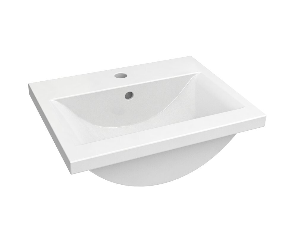 RB Bathroom Scandic, Kylpyhuoneen kaappi pesualtaalla, 51 cm, mustan värinen hinta ja tiedot | Kylpyhuonekaapit | hobbyhall.fi