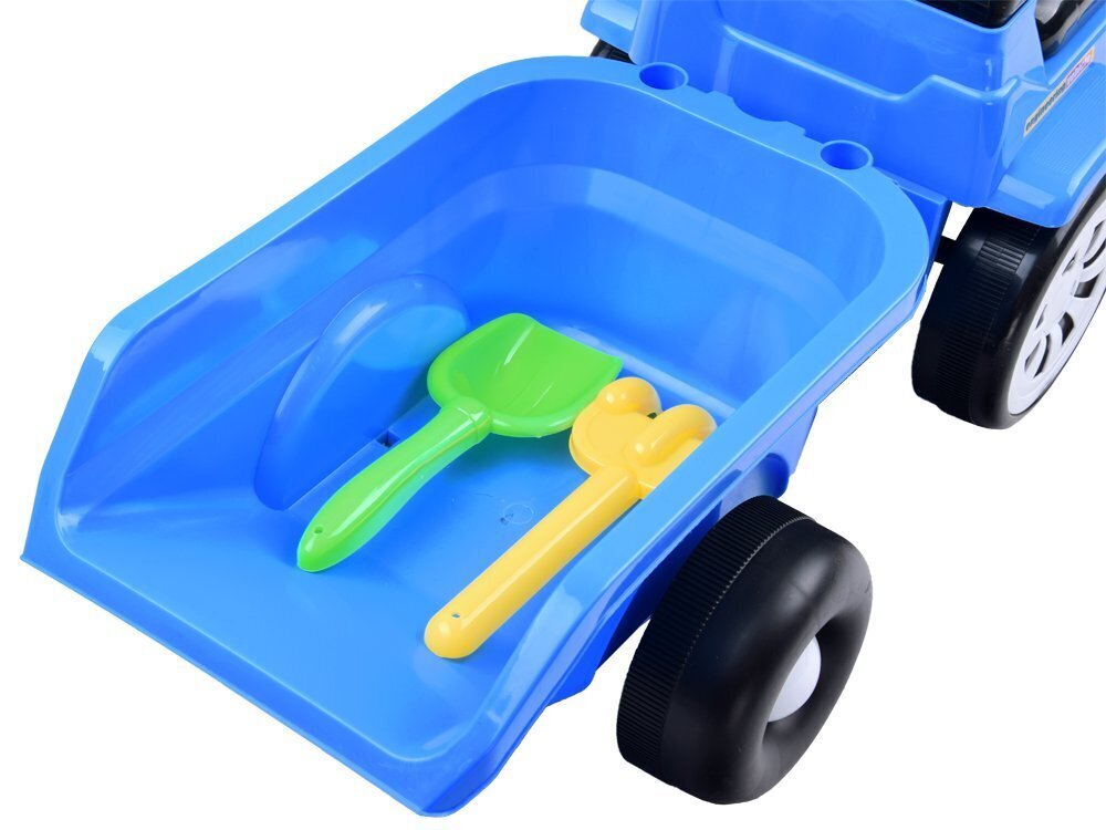 Lasten traktori perävaunulla, sininen hinta ja tiedot | Vauvan lelut | hobbyhall.fi