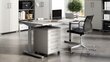 Työpöytä 4253, harmaa hinta ja tiedot | Tietokonepöydät ja työpöydät | hobbyhall.fi