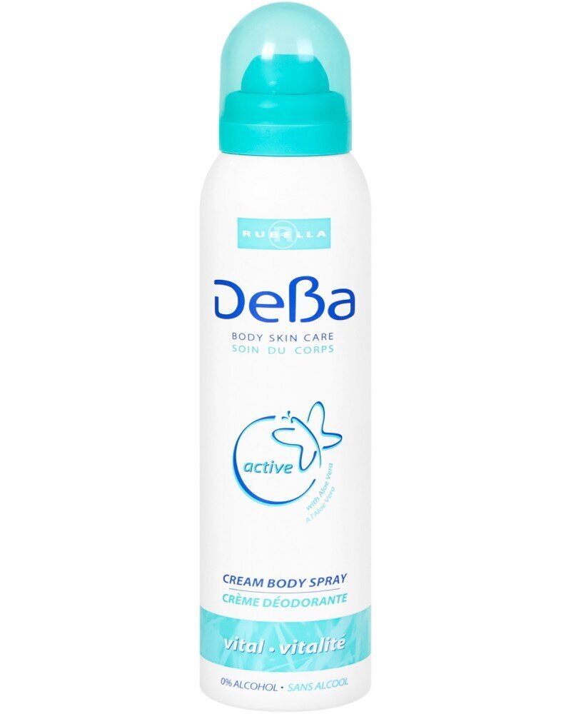 Suihkutettava voidedeodorantti naisille DeBa Body Skin Care Vital, 150 ml hinta ja tiedot | Deodorantit | hobbyhall.fi