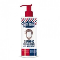 Shampoo hiuksille, parralle ja viiksille Mister Groomer, 200 ml hinta ja tiedot | Mister Groomer Hygieniatuotteet | hobbyhall.fi