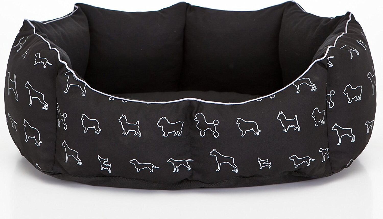 Hobbydog New York, L, Black Paws, 65 cm x 55 cm Koiranpeti hinta ja tiedot | Pedit ja pesät | hobbyhall.fi