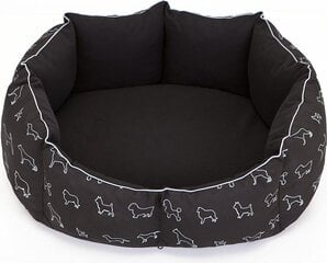 Hobbydog New York, L, Black Paws, 65 cm x 55 cm Koiranpeti hinta ja tiedot | Pedit ja pesät | hobbyhall.fi