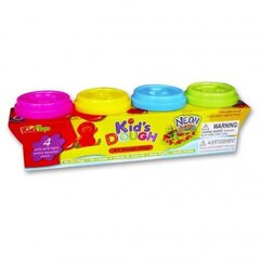 4 KidsDough neonväriset muovailuvahat 4x50g hinta ja tiedot | Kid's Toys Lapset | hobbyhall.fi