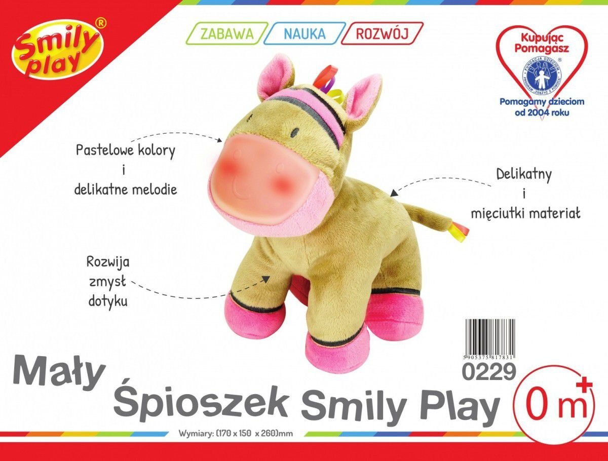 Pehmolelu Smily Play Horse, 26 cm hinta ja tiedot | Pehmolelut | hobbyhall.fi