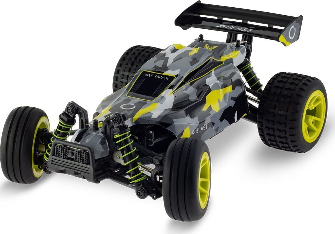 X-BLAST 4x4 OVERMAX, Leluauto kaukosäätimellä 45km/h hinta ja tiedot | Poikien lelut | hobbyhall.fi