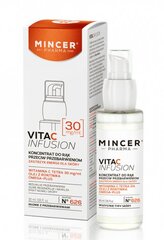 Elvyttävä ja kosteuttava tiiviste käsille Mincer Pharma Vita C Infusion nro 626, 30 ml hinta ja tiedot | MCR Corporation Vartalonhoito | hobbyhall.fi