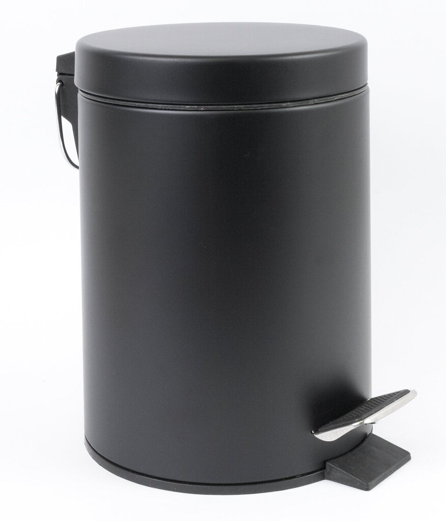 BA-DE roskakori, pyöreän mallinen, mustan väristä pvc-nahkaa hinta ja tiedot | Roska-astiat | hobbyhall.fi