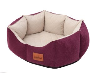 Hobbydog New York Premium, M-koko, tumman punaisen värinen koiranpeti, 53 cm x 45 cm hinta ja tiedot | Pedit ja pesät | hobbyhall.fi