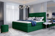 NORE Vivre 09, 180 cm x 200 cm, vihreän värinen sänky hinta ja tiedot | Sängyt | hobbyhall.fi