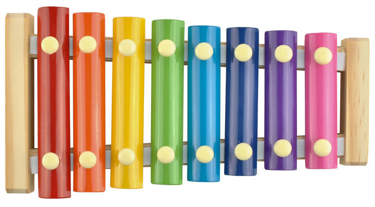 Värillinen ksylofoni hinta ja tiedot | Kehittävät lelut | hobbyhall.fi