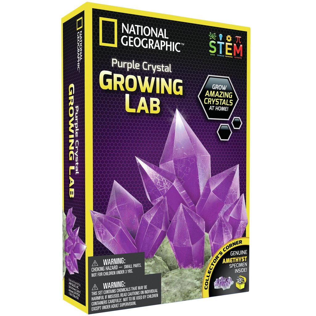 NATIONAL GEOGRAPHIC Setti Crystal Grow Purple hinta ja tiedot | Kehittävät lelut | hobbyhall.fi