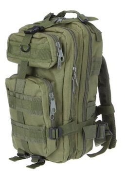 Military style XL reppu 30 l, vihreä hinta ja tiedot | Reput ja rinkat | hobbyhall.fi