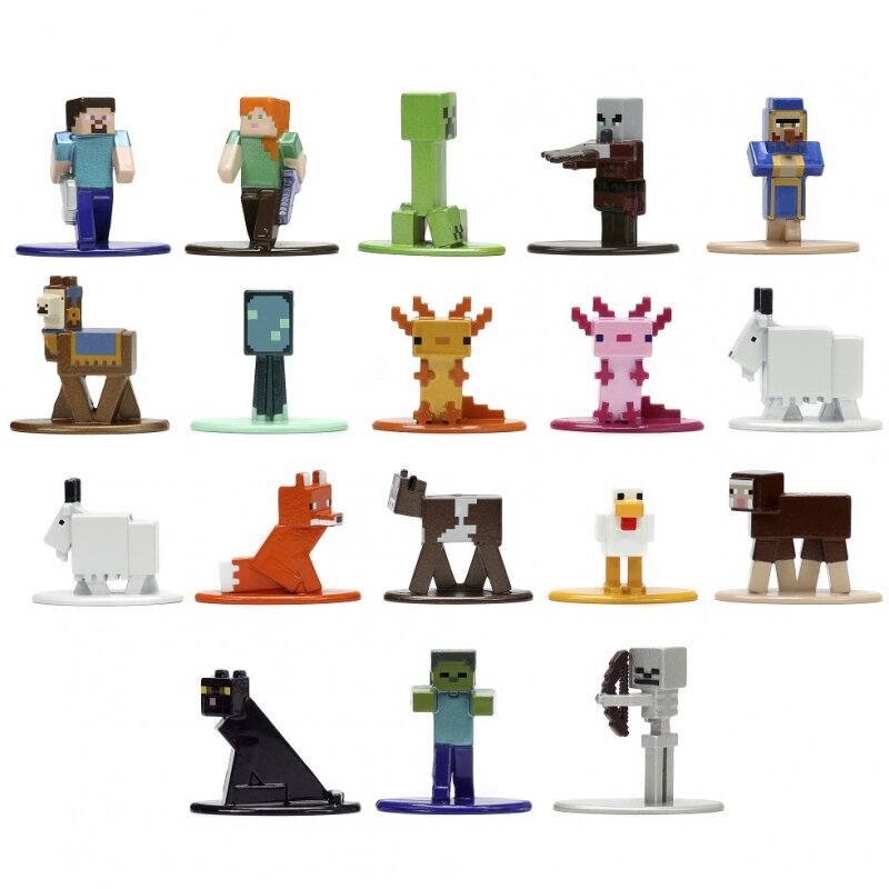 Minecraft -setti 18kpl 4cm hinta ja tiedot | Poikien lelut | hobbyhall.fi