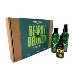 Parranhoitosetti miehille Men Rock Sicilian Lime Beard Kit: partashampoo, 100 ml + partabalsami, 100 ml + partaöljy, 30 ml hinta ja tiedot | Men Rock Hajuvedet ja kosmetiikka | hobbyhall.fi