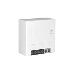 Älykäs kytkin Sonoff Mini, 2200W, 230VAC, sovellusohjattu, Wi-Fi, ääniohjaus, DIY-tila hinta ja tiedot | Sonoff Kodin turvajärjestelmät | hobbyhall.fi