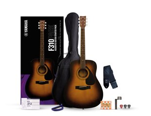 Akustinen kitarasetti Yamaha F310PIITBS hinta ja tiedot | Kitarat | hobbyhall.fi