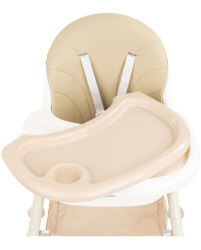 Syöttötuoli Kikkaboo Brie 2in1, beige hinta ja tiedot | Syöttötuolit | hobbyhall.fi