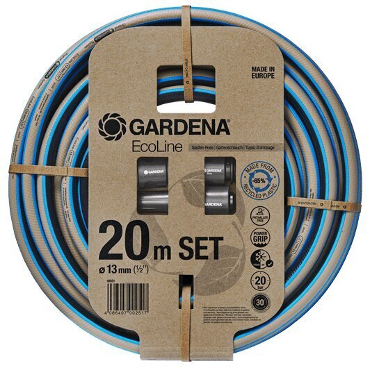 Kasteluletku Gardena EcoLine 20m, 13mm hinta ja tiedot | Puutarhaletkut, kastelukannut ja muut kastelutarvikkeet | hobbyhall.fi