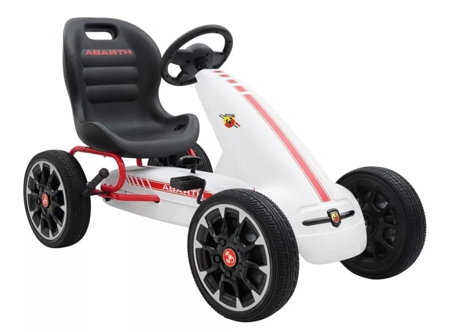 Polkuauto Minamas Hecht Abarth White hinta ja tiedot | Poikien lelut | hobbyhall.fi