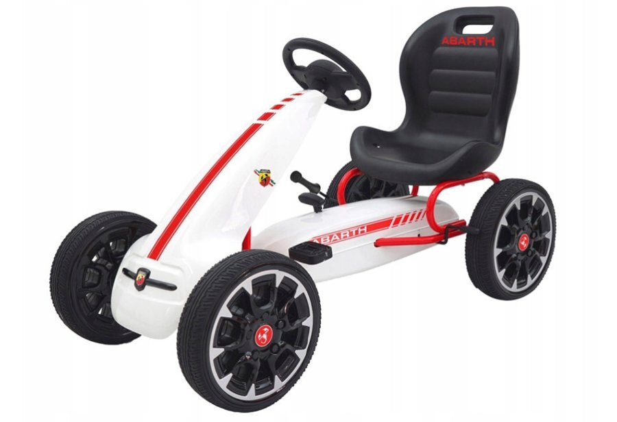 Polkuauto Minamas Hecht Abarth White hinta ja tiedot | Poikien lelut | hobbyhall.fi