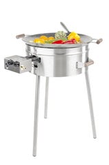 GrillSymbol PRO-545 inox -wokkipannu kaasulla hinta ja tiedot | Grillit | hobbyhall.fi