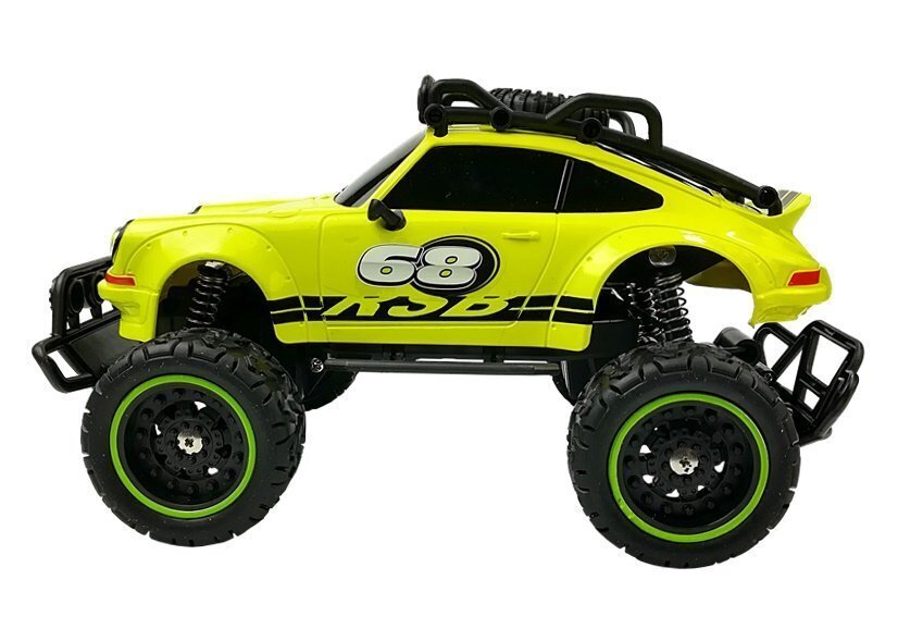 Kauko-ohjattava Auto R/C 6.5km/h Keltainen hinta ja tiedot | Poikien lelut | hobbyhall.fi