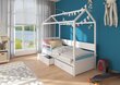 ADRK Furniture Otello 90 cm x 200 cm valkoisen värinen sänky turvakaiteella hinta ja tiedot | Lastensängyt | hobbyhall.fi
