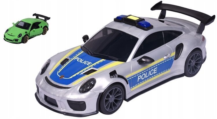 Poliisiauto Majorette Porsche 911 GT3 RS hinta ja tiedot | Poikien lelut | hobbyhall.fi