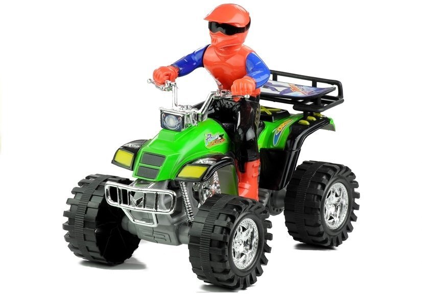 ATV Quad Mönkijä kuljettajan kanssa hinta ja tiedot | Poikien lelut | hobbyhall.fi